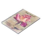 Carnet Rose Art Faith Bible Verse Revue de prière (Côté gauche)