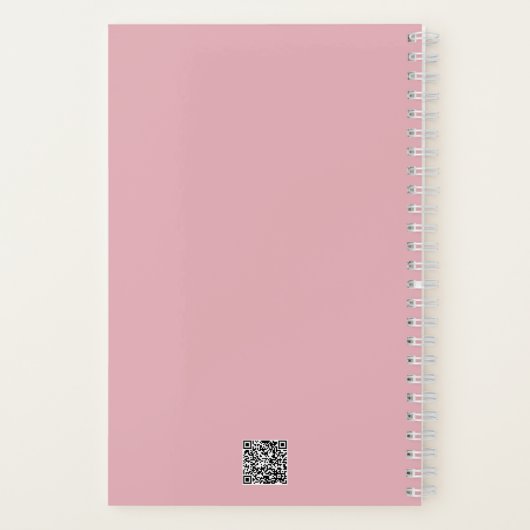 Carnet rose avec monogramme (Verso)