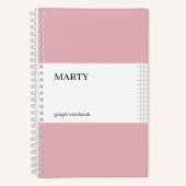 Carnet rose avec monogramme (Recto)