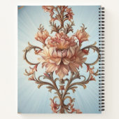 Carnet Rose Baroque (Dos)