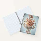 Carnet Rose baroque (Intérieur)