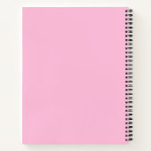 Carnet Rose bébé (Dos)