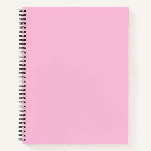 Carnet Rose bébé (Devant)