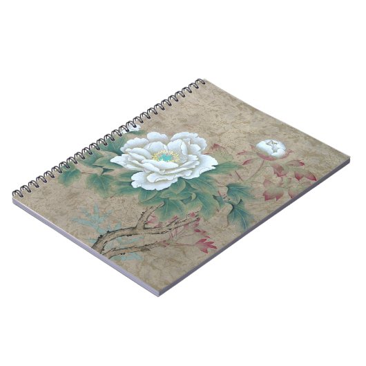 Carnet Rose blanche (Côté gauche)