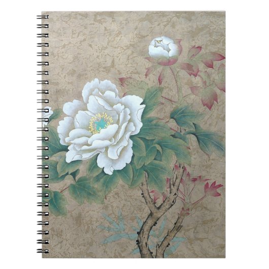 Carnet Rose blanche (Devant)