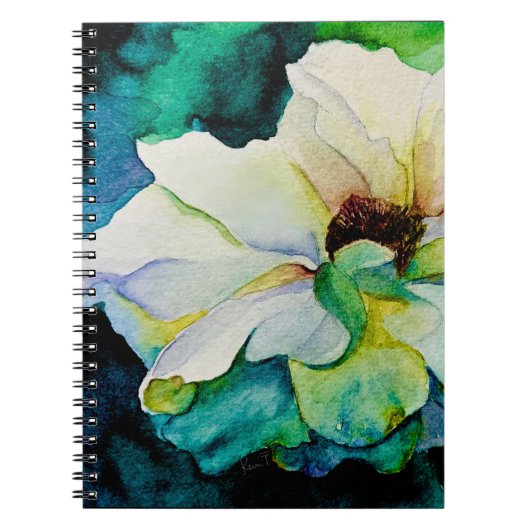 Carnet Rose Blanche (Devant)