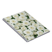 Carnet Rose blanche nuptiale (Côté Droit)