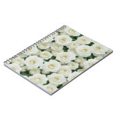 Carnet Rose blanche nuptiale (Côté gauche)