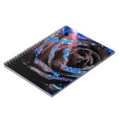 Carnet Rose bleu (Côté gauche)