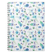 Carnet Rose bleu (Devant)