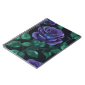 Carnet Rose bleu (Côté gauche)