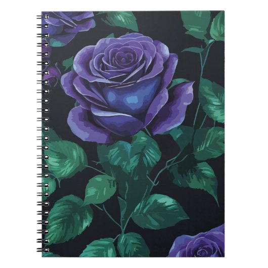Carnet Rose bleu (Devant)