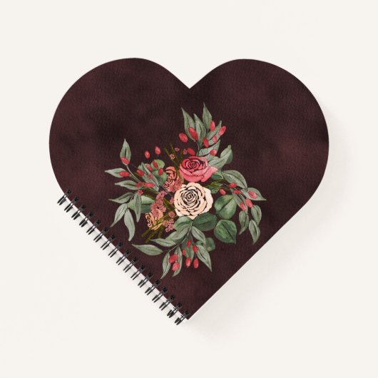 Carnet Rose Bouquet (Devant)