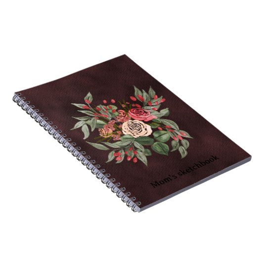 Carnet Rose Bouquet (Côté Droit)