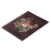 Carnet Rose Bouquet (Côté gauche)