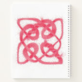 Carnet rose CELTIC KNOT 8.5x11 (Dos)