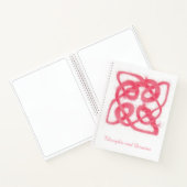 Carnet rose CELTIC KNOT 8.5x11 (Intérieur)