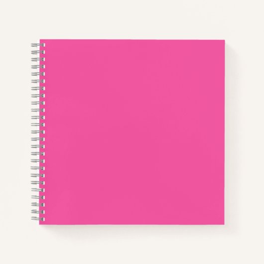 Carnet Rose chaud clair clair (Devant)