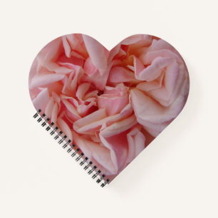 Carnet Rose Chou Rouge Vintage Fleurs Fleur Blush Non