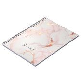 Carnet rose clair (Côté gauche)