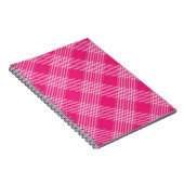 Carnet Rose Clair À Carreaux (Côté Droit)