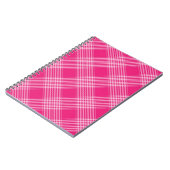 Carnet Rose Clair À Carreaux (Côté gauche)