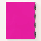 Carnet Rose Clair et Poka Dots (Dos)