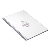 Carnet Rose Classique Blanche Lait décoration design (Côté Droit)