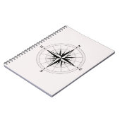 Carnet Rose Compass vintage (Côté gauche)