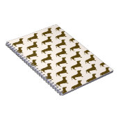 Carnet rose Dachshund (Côté Droit)