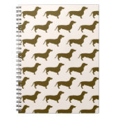 Carnet rose Dachshund (Devant)