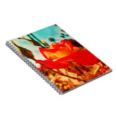 Carnet Rose d'alimentation de fleurs (Côté Droit)