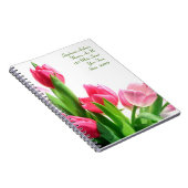 Carnet rose de bouquet de tulipe (Côté Droit)
