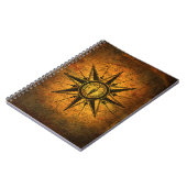 Carnet Rose de boussole antique (Côté gauche)