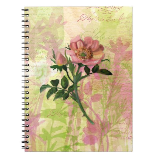 Carnet Rose de chien (Devant)