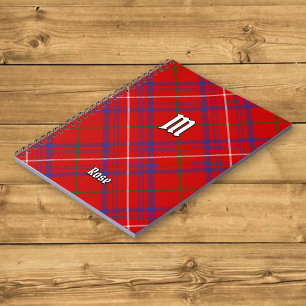 Carnet Rose de clan Tartan