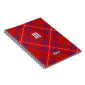 Carnet Rose de clan Tartan (Côté Droit)