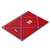 Carnet Rose de clan Tartan (Côté gauche)