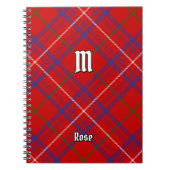 Carnet Rose de clan Tartan (Devant)
