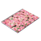 Carnet rose de collage de chaton de fleur (Côté gauche)