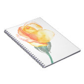 Carnet rose de coucher du soleil jaune (Côté Droit)