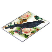 Carnet rose de courage de corneille (Côté gauche)