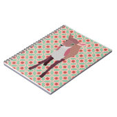 Carnet rose de faon (Côté gauche)