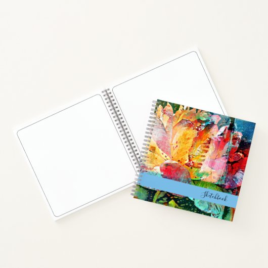 Carnet Rose de fleurs (Intérieur)