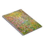 Carnet rose de fleurs de Gustav Klimt (Côté Droit)