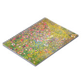 Carnet rose de fleurs de Gustav Klimt (Côté gauche)