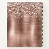 Carnet Rose de Glitterie Gold Faux Parties scintillant Mo (Dos)