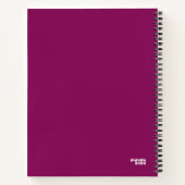 Carnet Rose de la jungle (Dos)