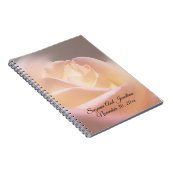 Carnet Rose de rêve Mariage personnalisé (Côté Droit)