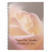 Carnet Rose de rêve Mariage personnalisé (Devant)
